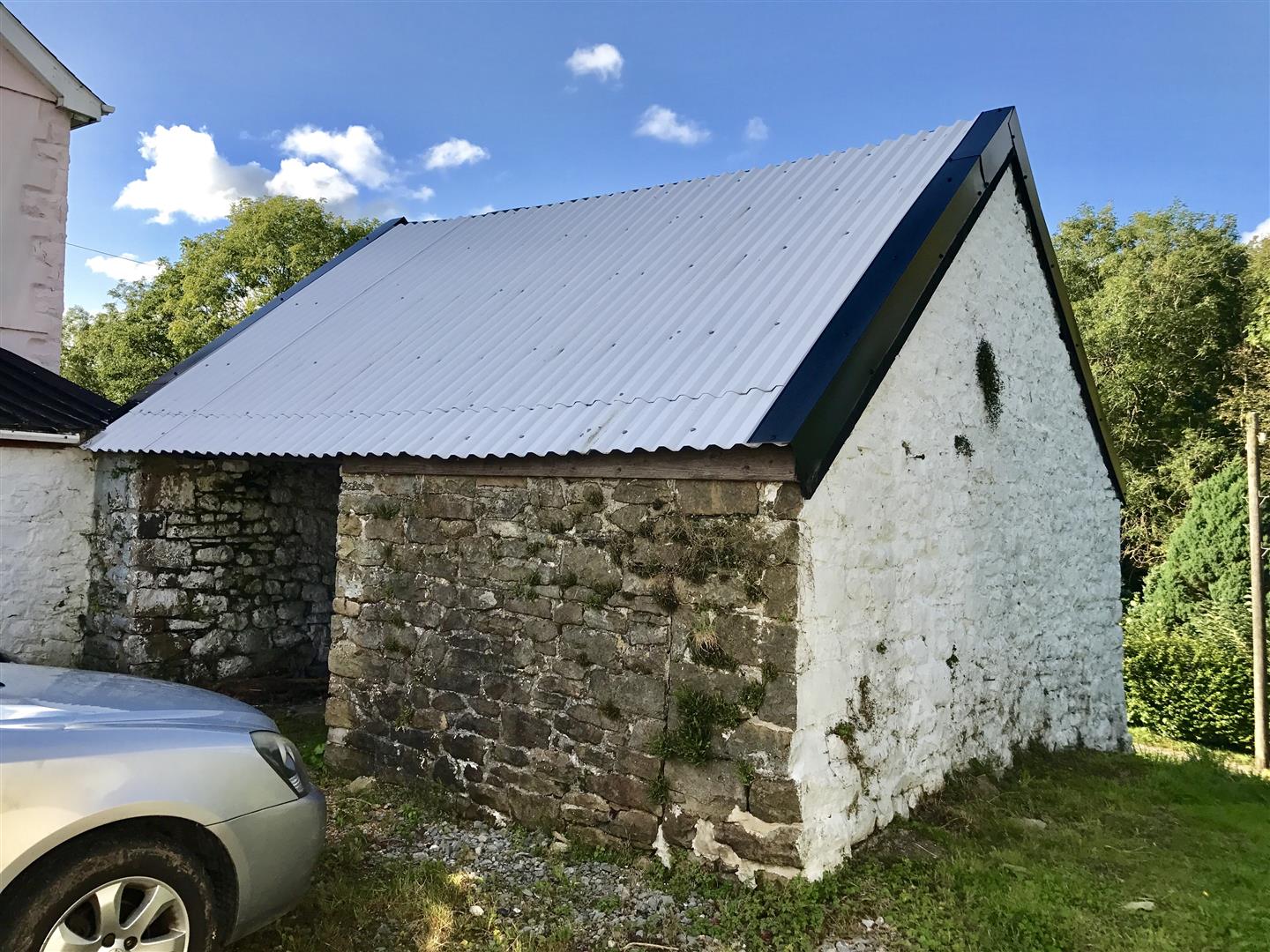 TRADITIONAL STONE BUILT FUEL STORE